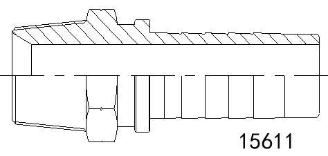 NPT布錐管外螺紋15611系列