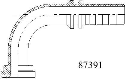 87391 SAE 3000PSI法蘭接頭系列