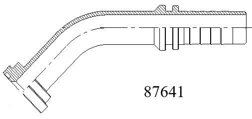 87641 SAE 6000PSI法蘭接頭系列